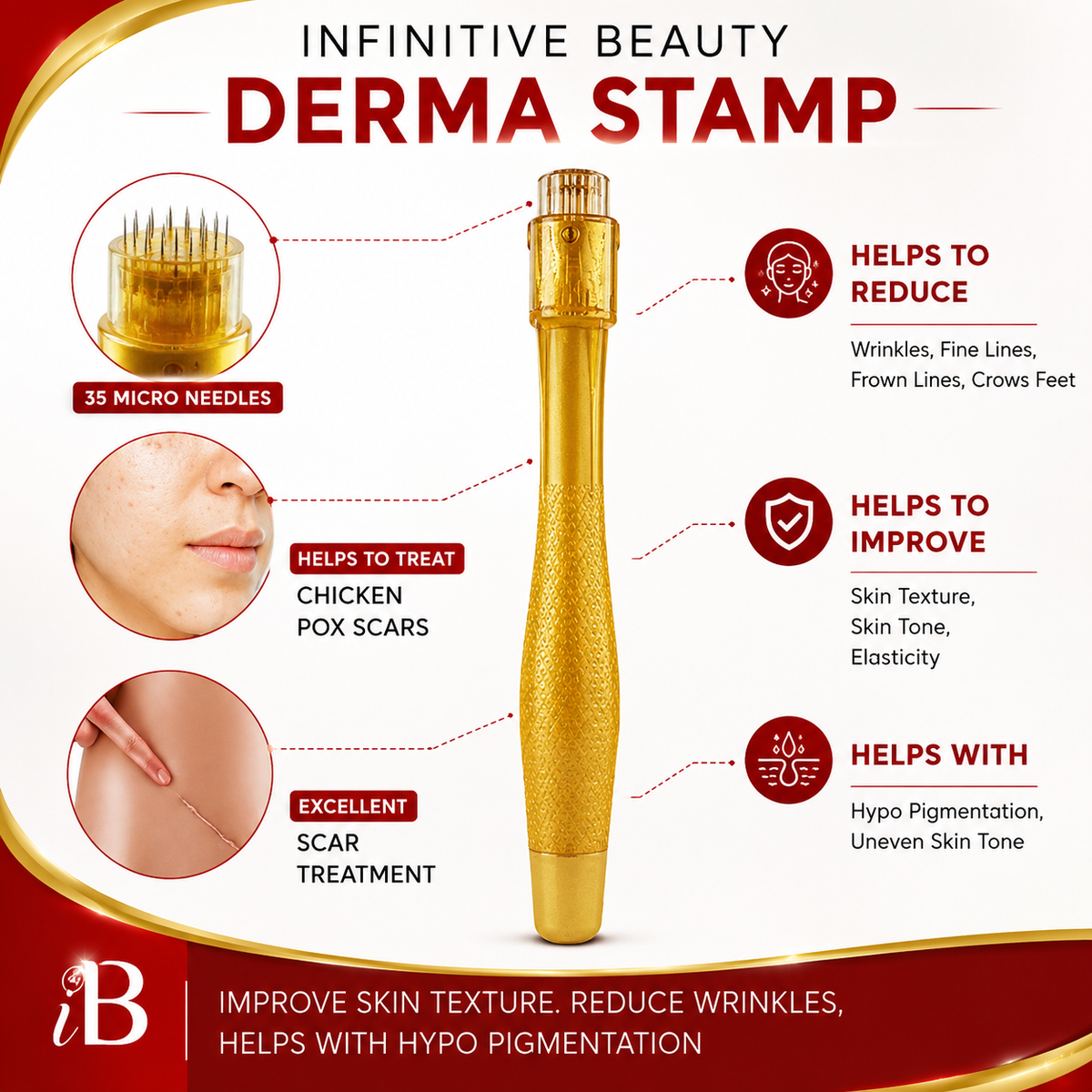 Infinitive Beauty Professional Titanium Derma Stamps