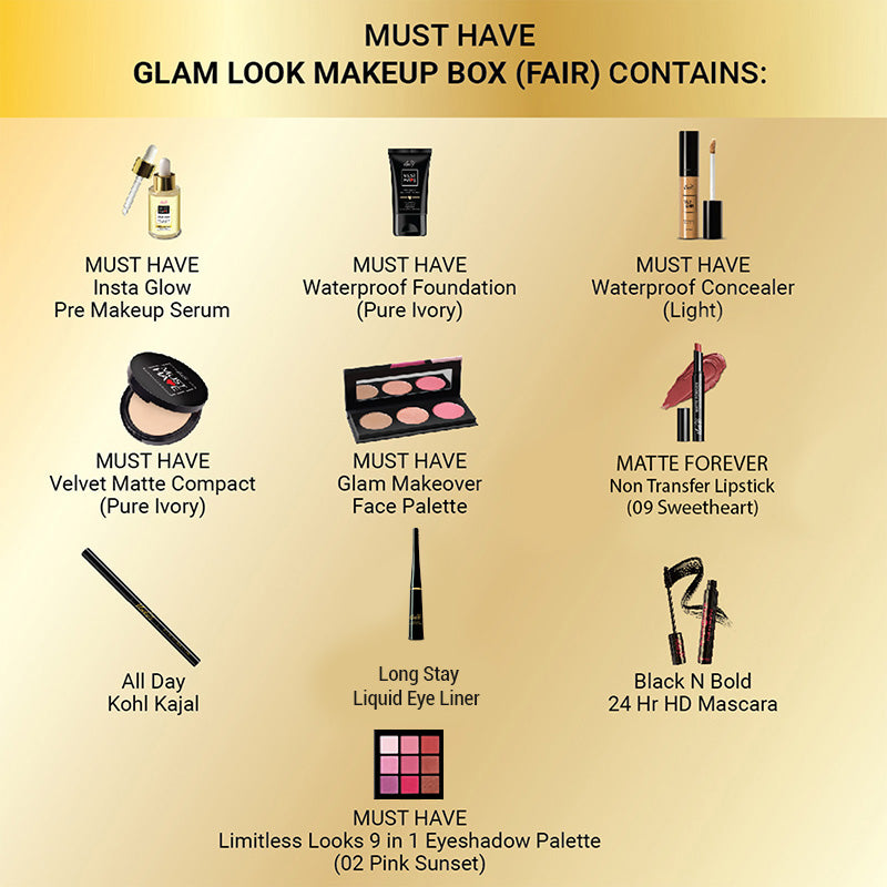 Iba Must Have Glam Look Makeup Box