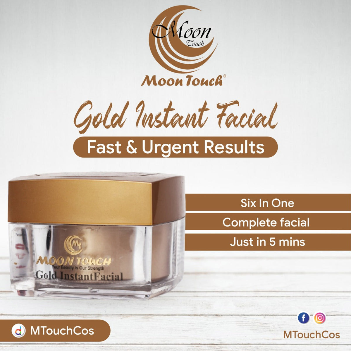 All in One Gold Instant Facial