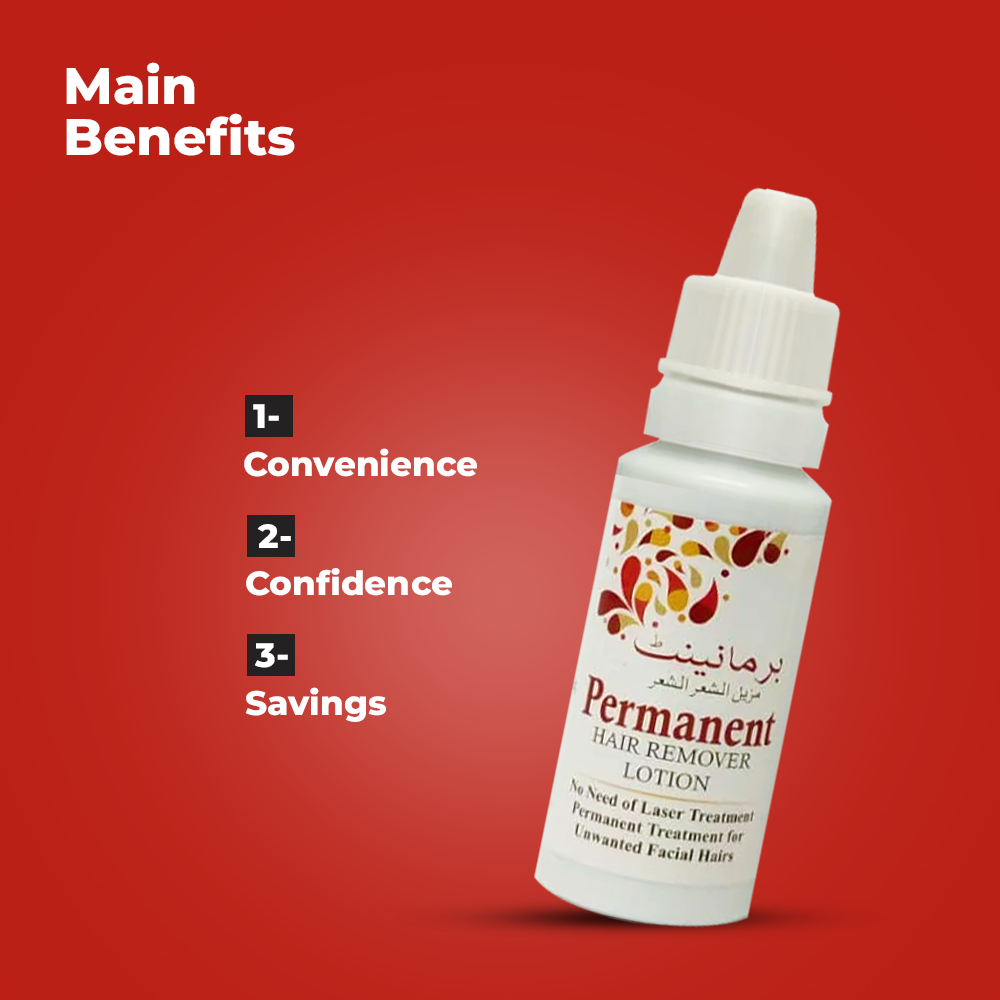 Permanent Hair Removal Lotion + Free Thread (Money Back Guarantee)