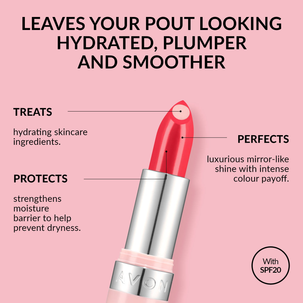 Hydramatic Shine Lipstick with a Hydrating Hyaluronic Core