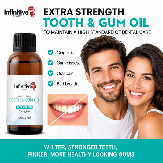 Infinitive Beauty 'Rise & Shine' Extra Strength Extra Fresh Tooth and Gum Oil - 15ml & 30ml