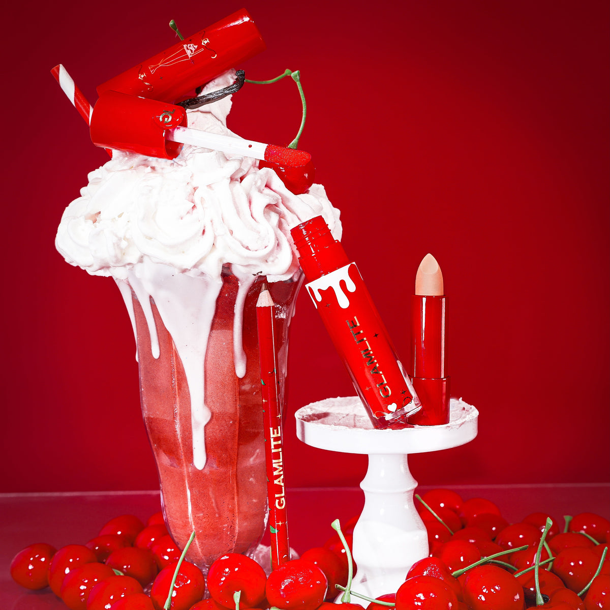 Cherry Vanilla Lip Shake Lip Kit