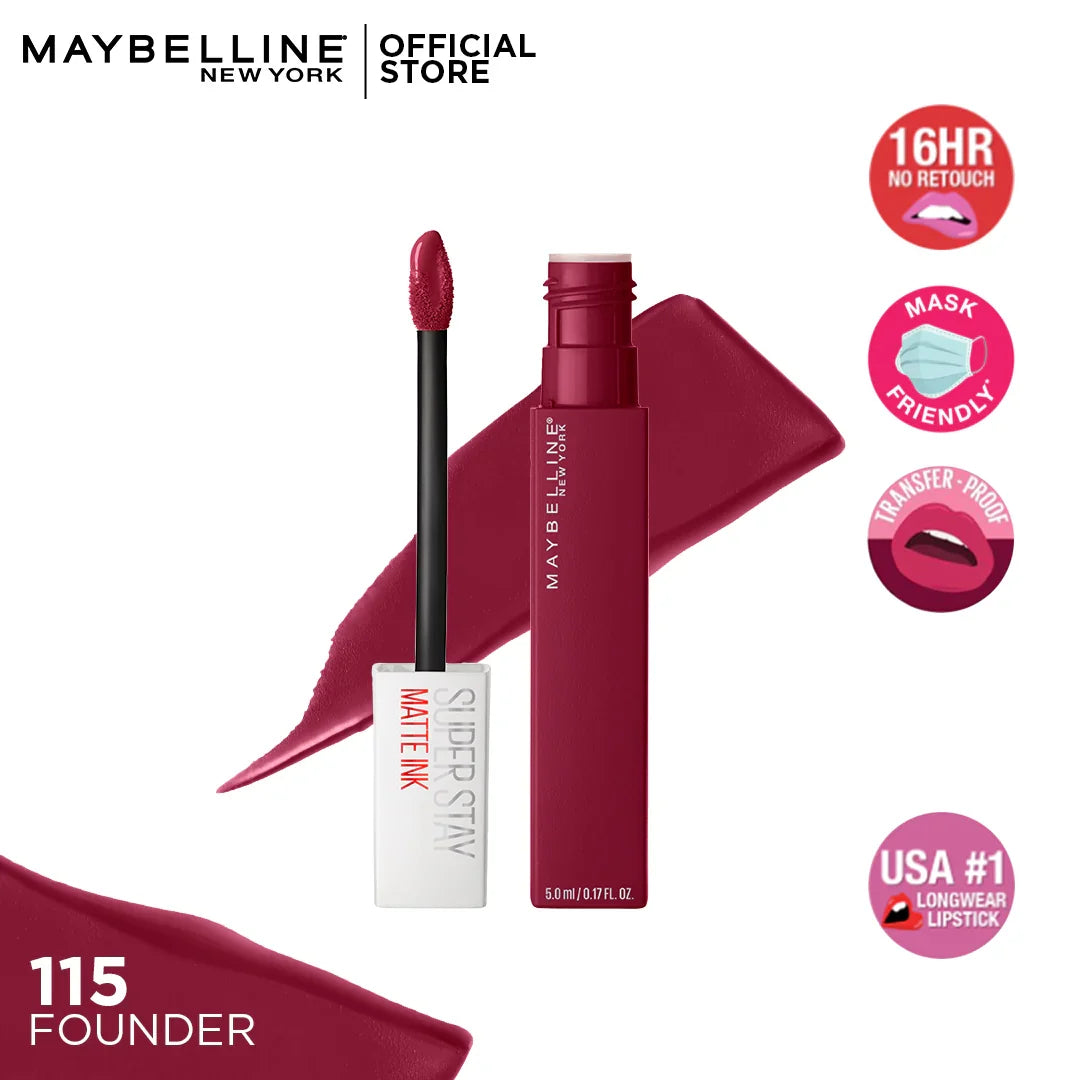 Maybelline New York Super Stay Matte Ink® Bold Long-Lasting Liquid Lipstick 5ml