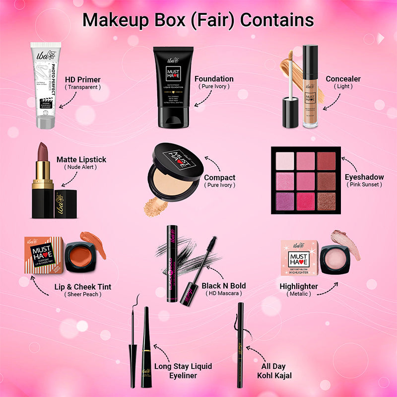 Iba Must Have Complete Makeup Box