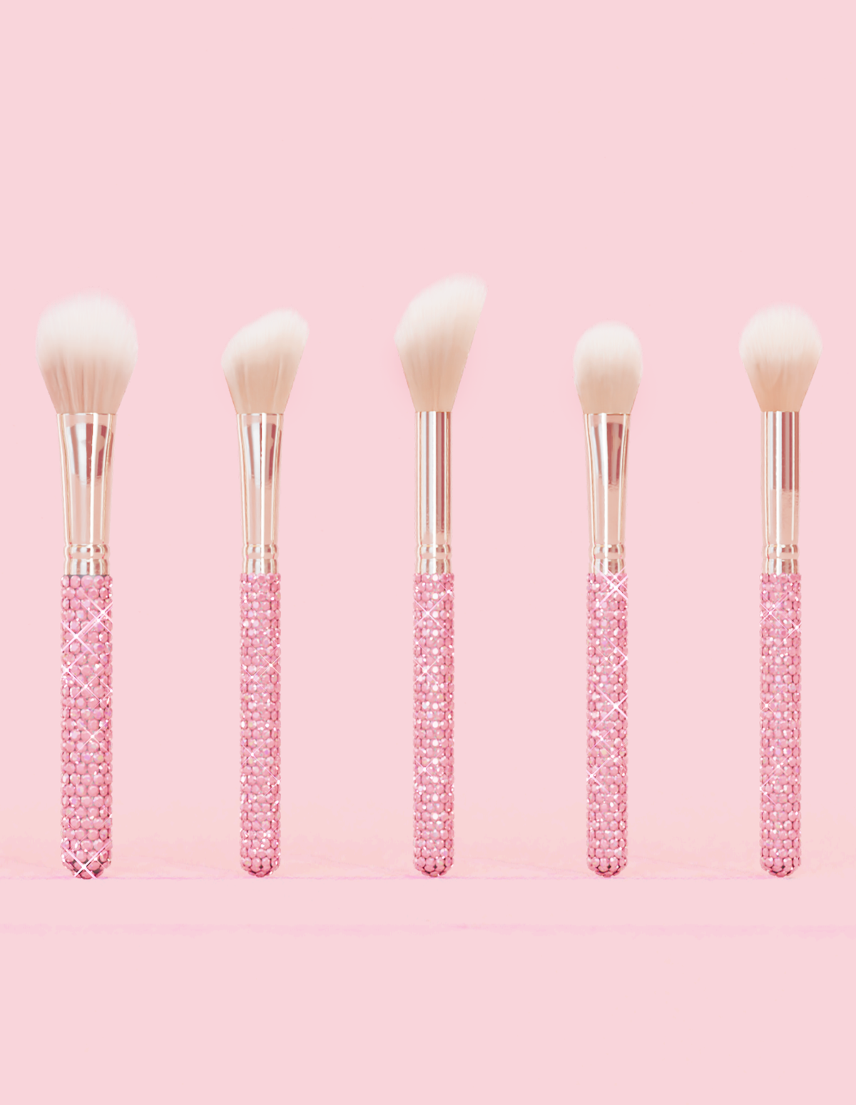 Crystal 20-Piece Eye & Face Makeup Brush Set