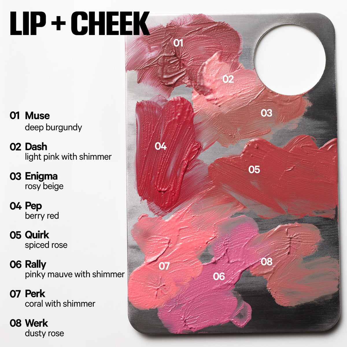 Lip + Cheek