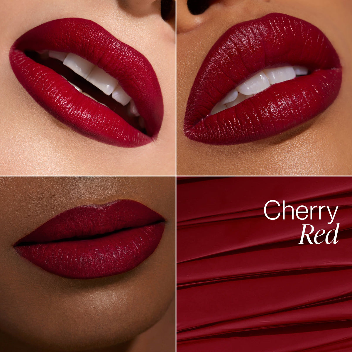 Cherry Red Lipstick