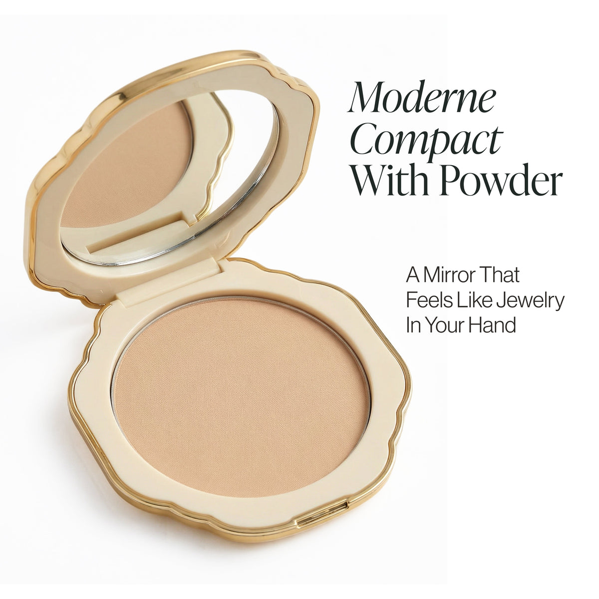 Moderne Powder Compact with Powder