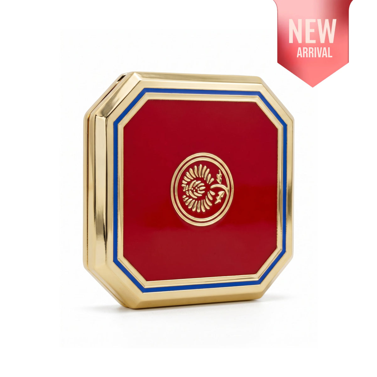 The Optimist Slim Refillable Compact with Powder & Leather Case