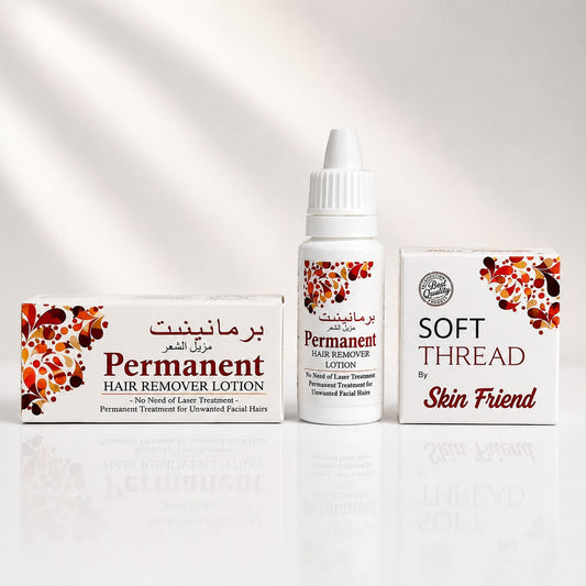 Permanent Hair Removal Lotion + Free Thread (Money Back Guarantee)
