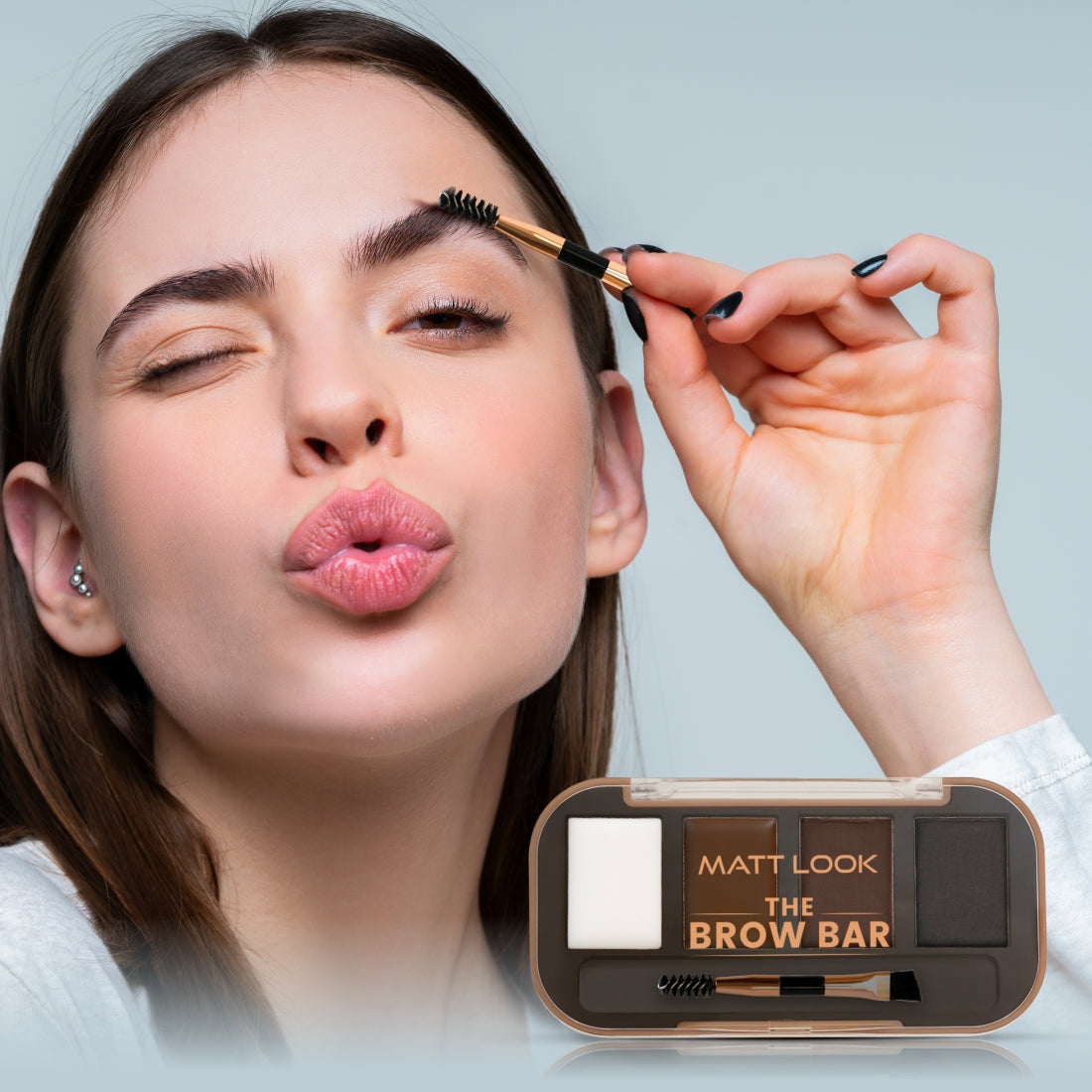 Mattlook The Brow Bar Cream to Powder Formula, Waterproof & Long Lasting