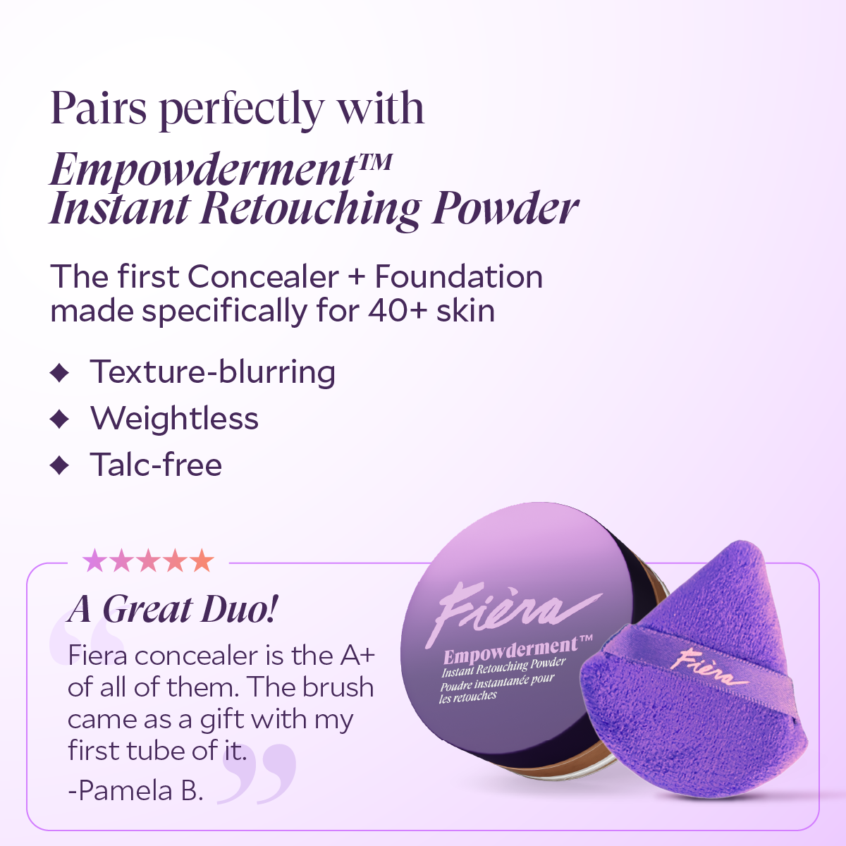 Triangular Velour Powder Puff