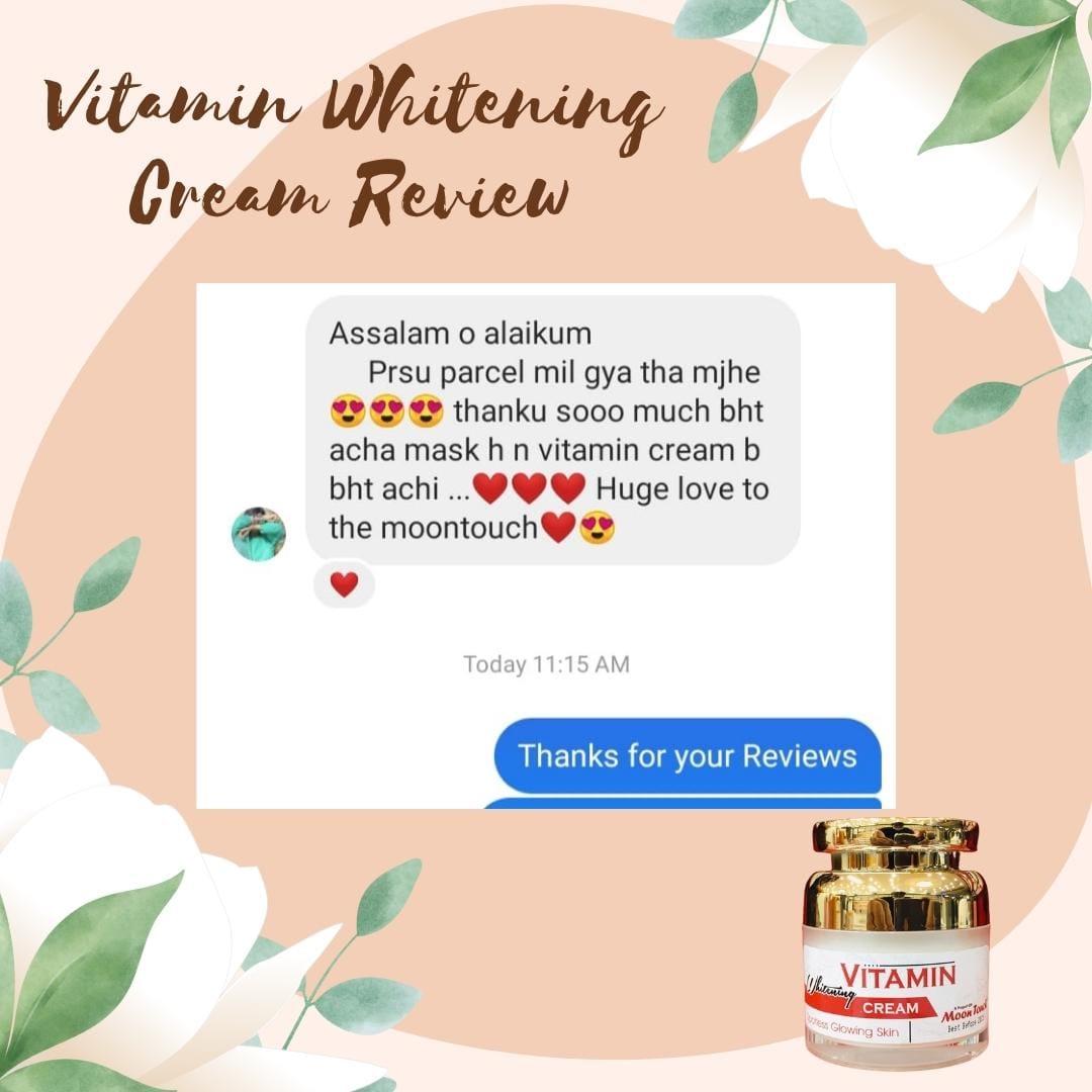 Vitamin Whitening Cream (+ Free Soap)