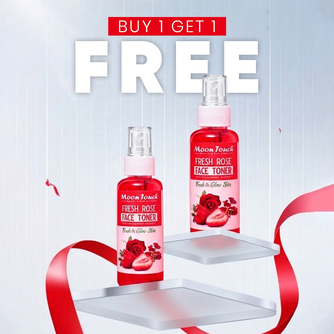 Fresh Rose Face Toner Mist 100ml (Buy1 Get1 FREE)