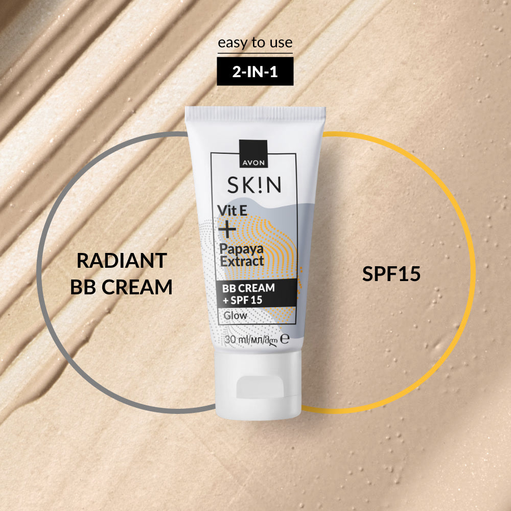 SK!N BB Cream + SPF 15 Glow - 30 ml