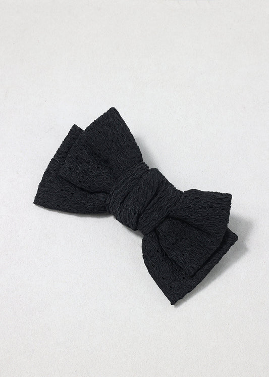 Little Black Bow Hair Clip