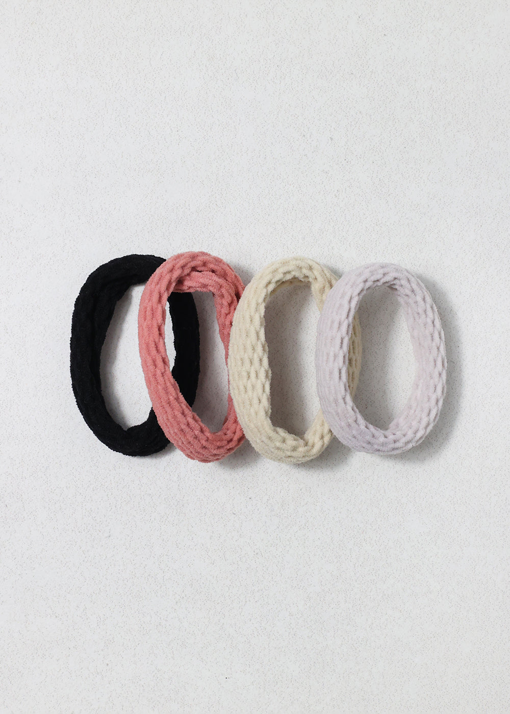 Cozy Ribbed Hair Tie Set
