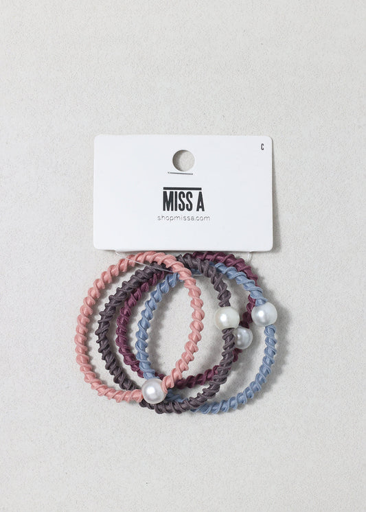 Twist & Pearl Hair Ties