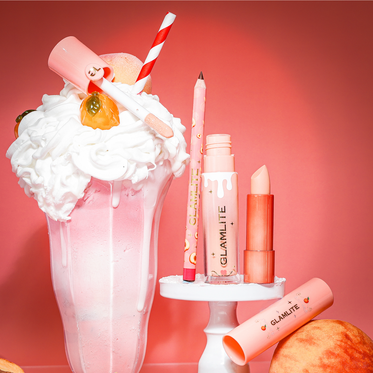 Peaches & Cream Lip Shake Lip Kit