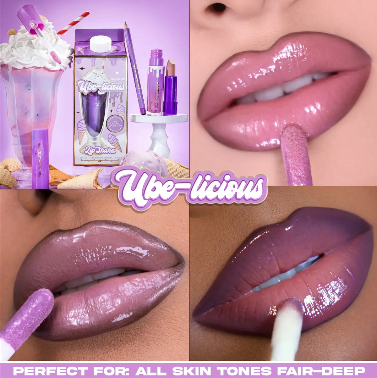 Ube-liscious Lip Shake Lip Kit