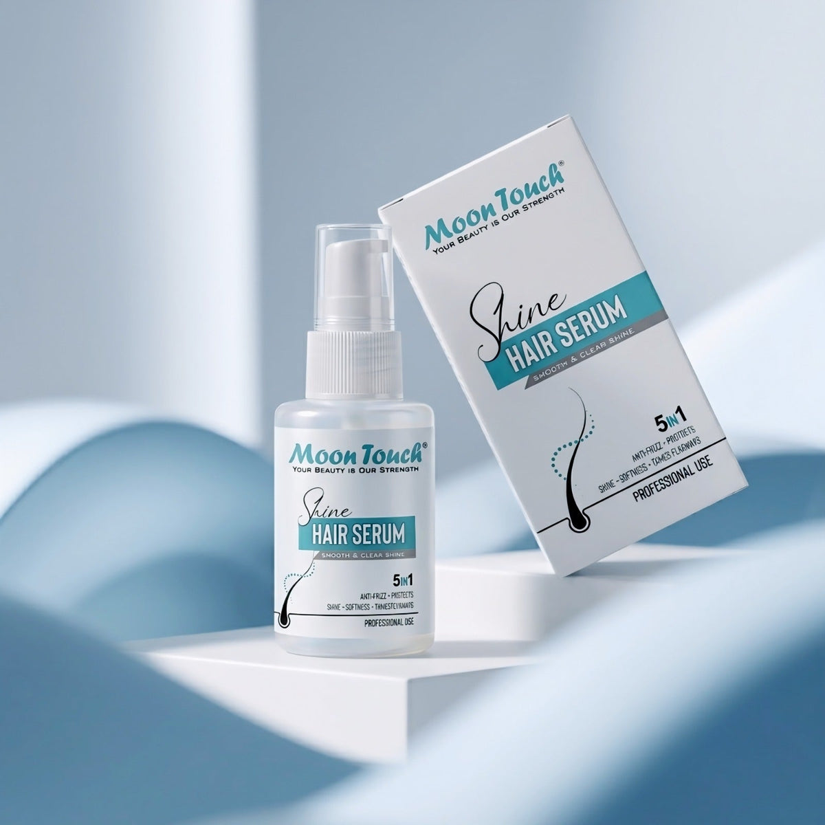 Anti Frizz Shine Hair Serum (Protect From Heat Damage)
