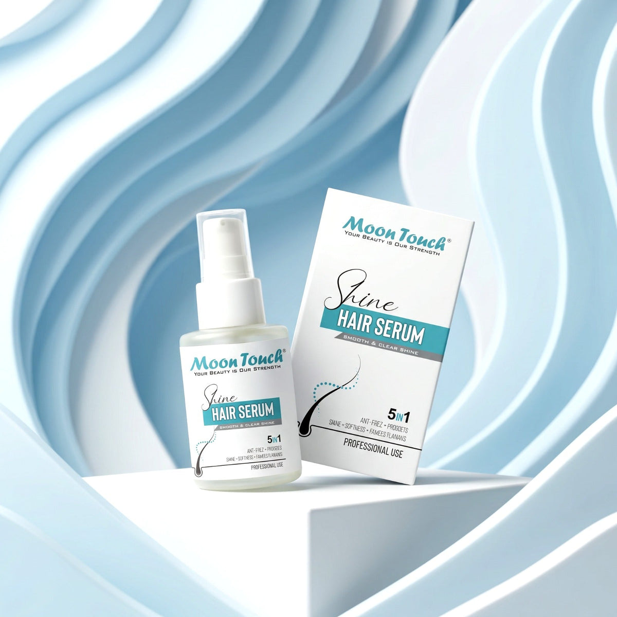 Anti Frizz Shine Hair Serum (Protect From Heat Damage)