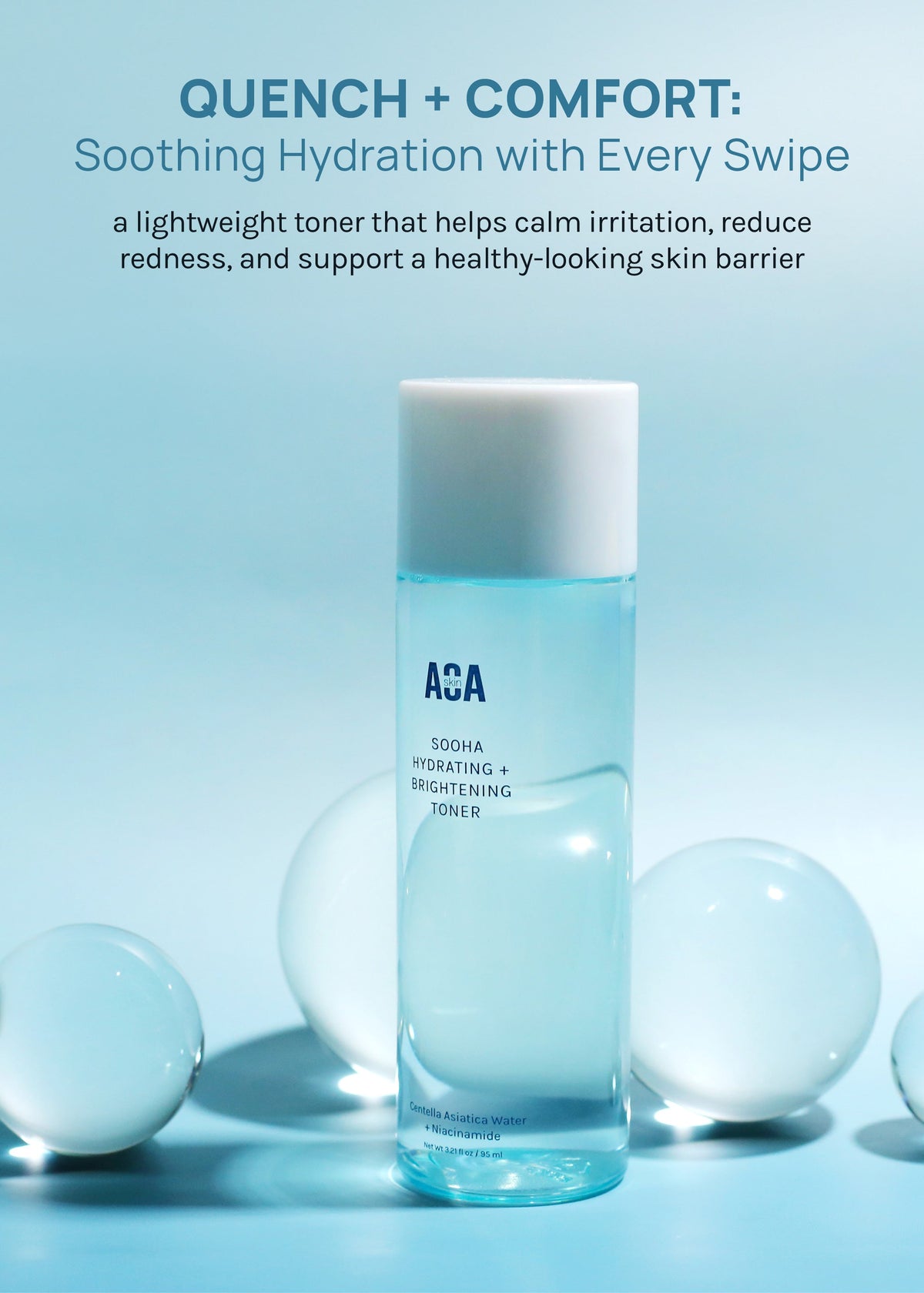 AOA Skin Sooha Hydrating + Brightening Toner 95ml