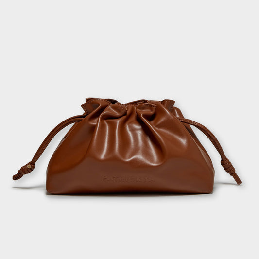 The Elevated Beauty Bag In Brown
