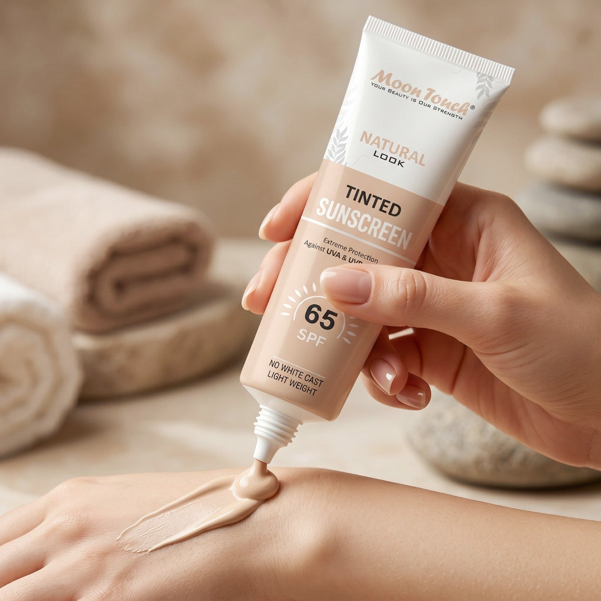 Natural Look Tinted Sunscreen 50ml Tube
