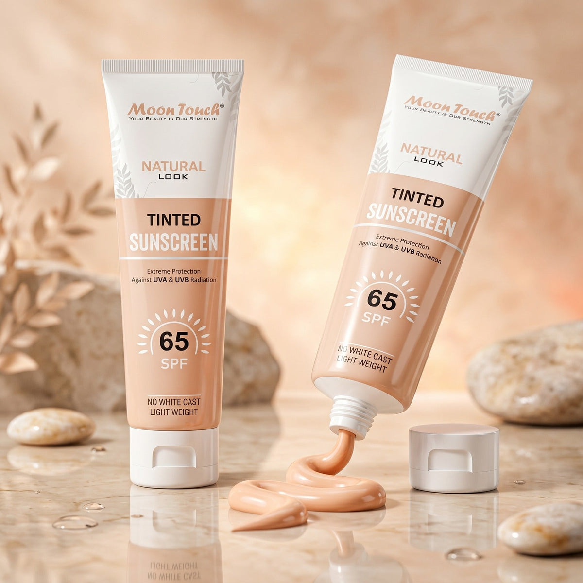 Natural Look Tinted Sunscreen 50ml Tube