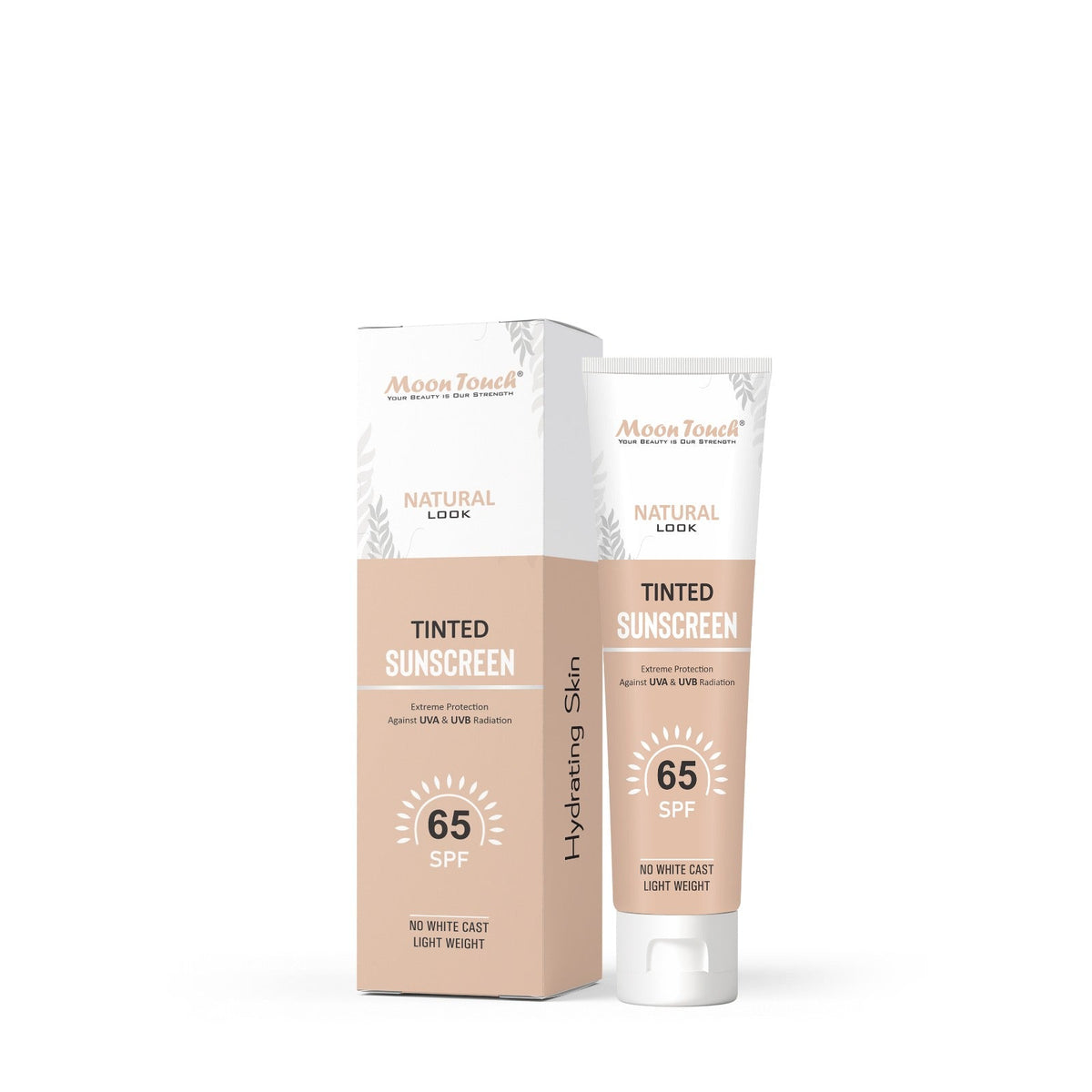 Natural Look Tinted Sunscreen 50ml Tube