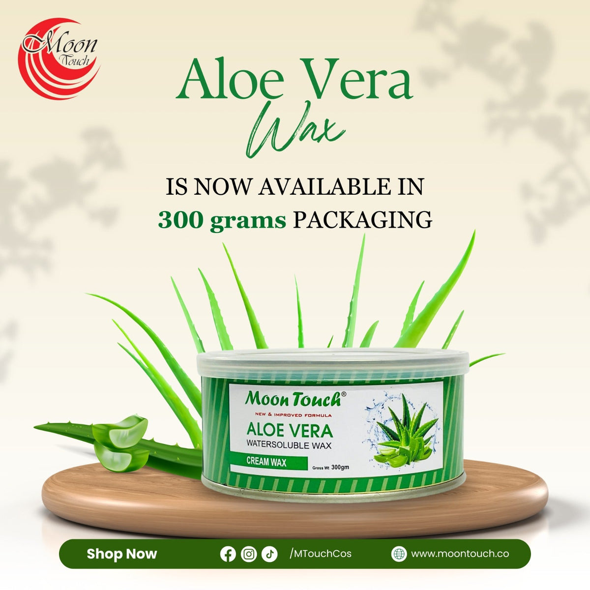 Aloe Vera Creamy Hair Removal Wax 300g