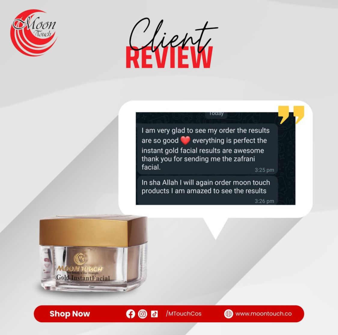 All in One Gold Instant Facial