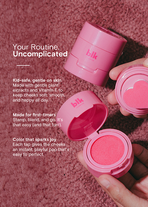 blk cosmetics pop blush stamp (cushion blush)