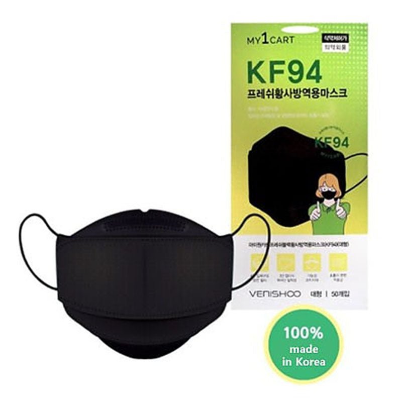 My1Cart KF94 Mask Fresh Black 1 piece