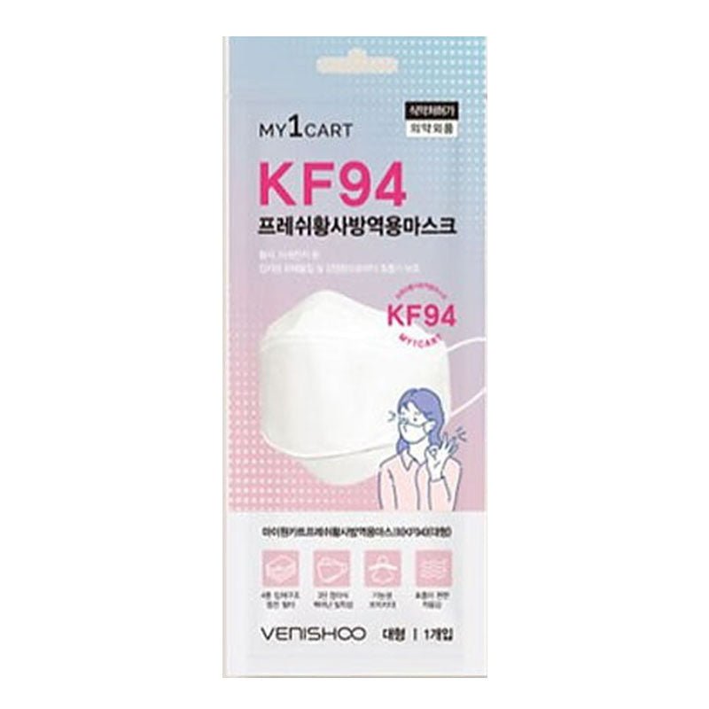 My1Cart KF94 Mask Fresh White 1 piece