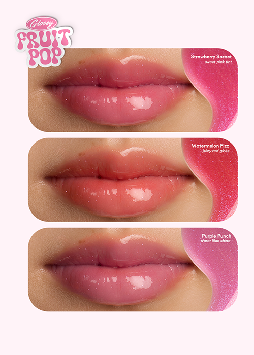 blk cosmetics glossy fruit pop (lip gloss)