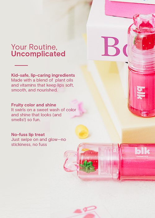 blk cosmetics glossy fruit pop (lip gloss)