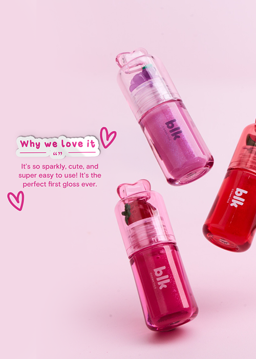blk cosmetics glossy fruit pop (lip gloss)