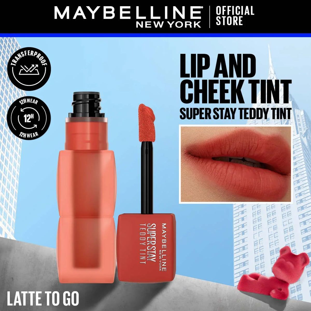 Maybelline New York's Super Stay Teddy Tints The 12-Hour Liquid Lip Tint!