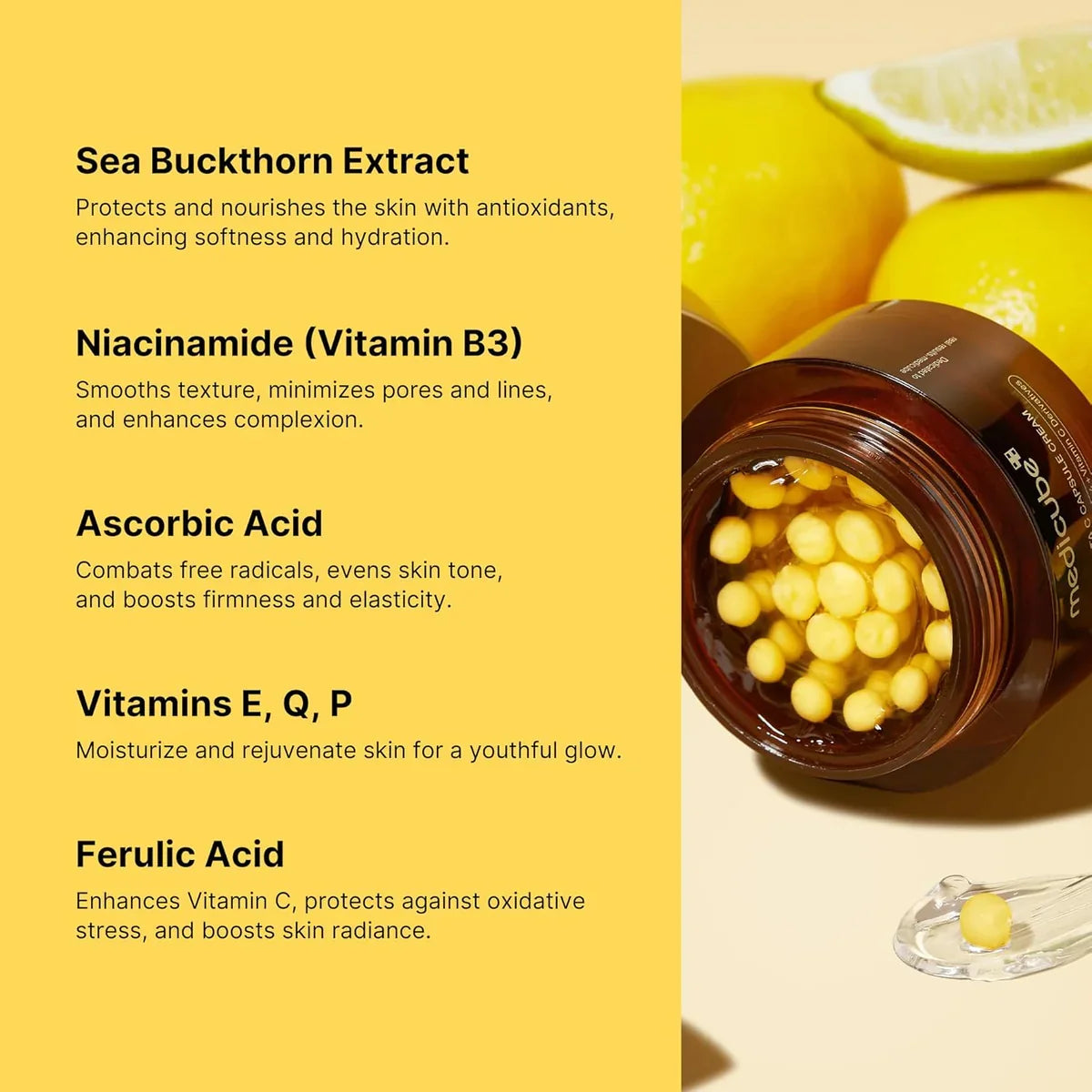 Medicube Deep Vitamin C Golden Capsule Face Moisturizer 55g