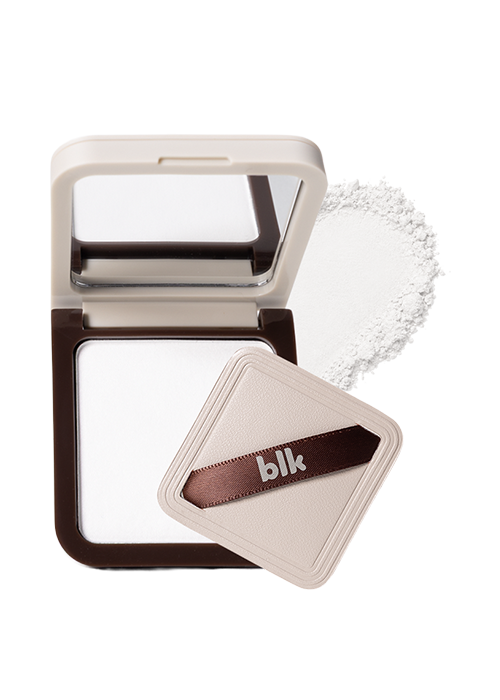 blk cosmetics travels soft blur setting powder