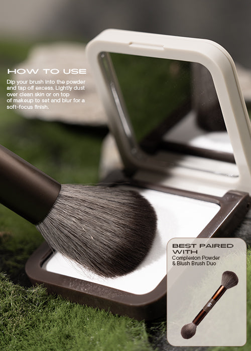 blk cosmetics travels soft blur setting powder
