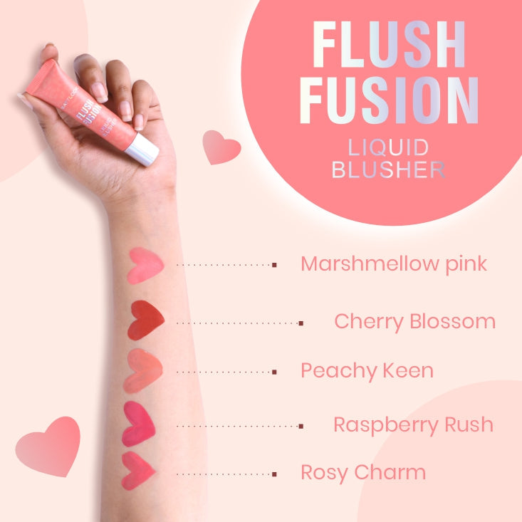 MATT LOOK Flush Fusion Liquid Blusher for Cheeks