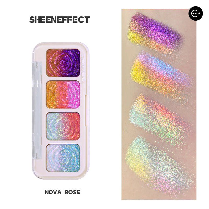SHEENEFFECT Multi-Chrome Chameleon Shift Eyeshadow Palette