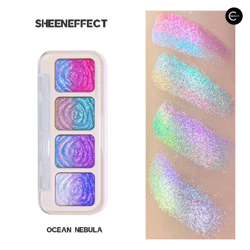 SHEENEFFECT Multi-Chrome Chameleon Shift Eyeshadow Palette