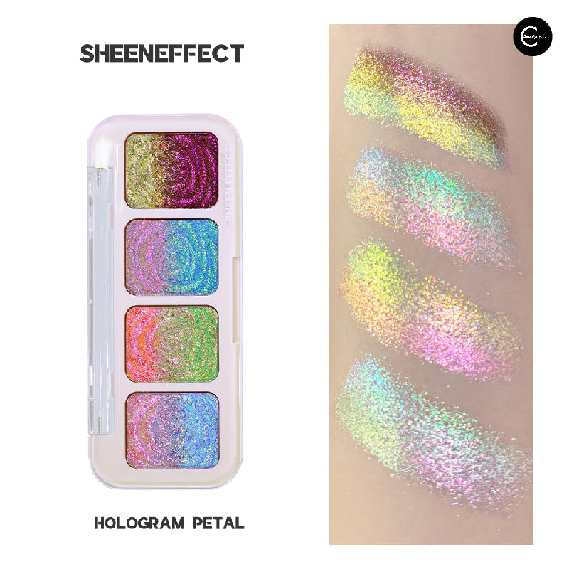 SHEENEFFECT Multi-Chrome Chameleon Shift Eyeshadow Palette