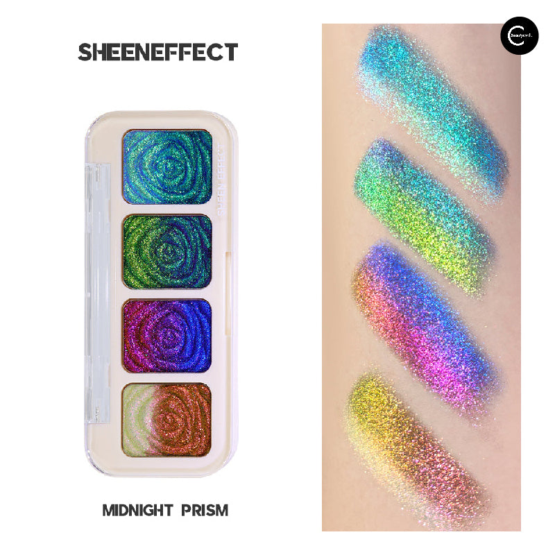 SHEENEFFECT Multi-Chrome Chameleon Shift Eyeshadow Palette
